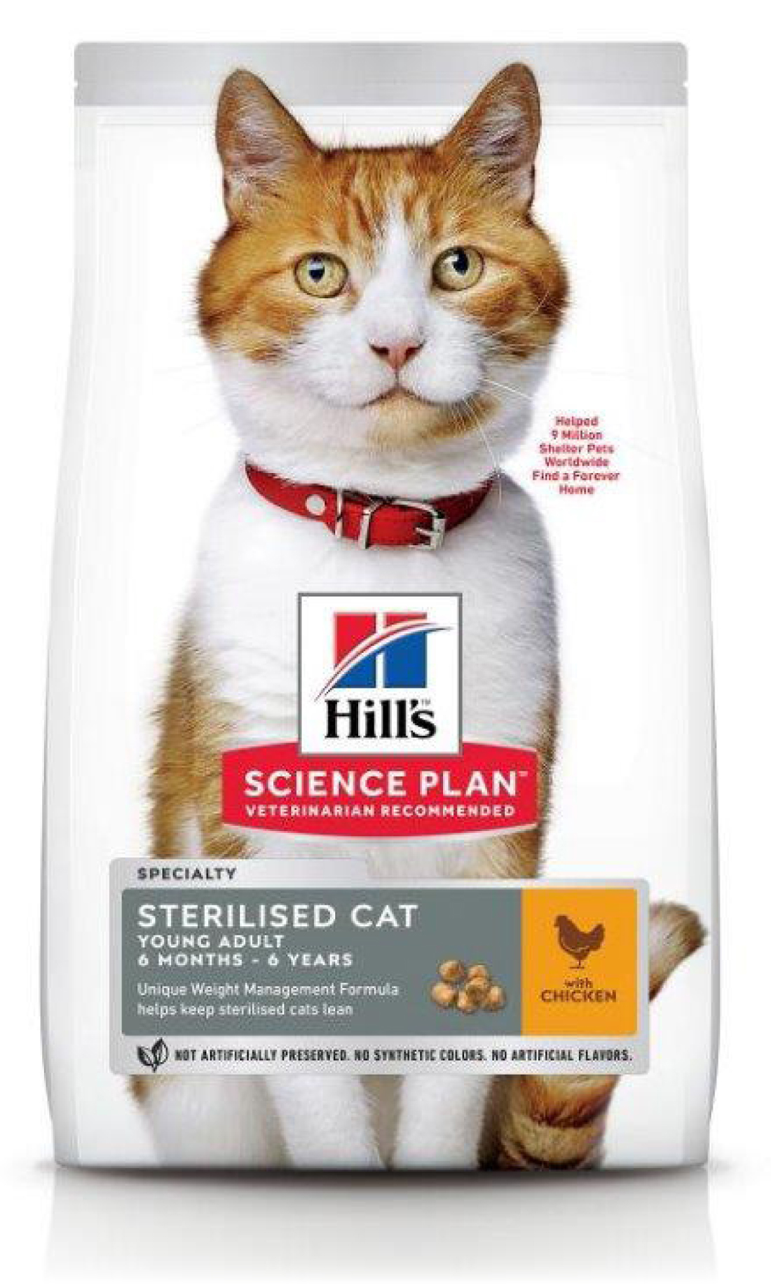 HILL'S Feline Sterilised Chicken 10 kg