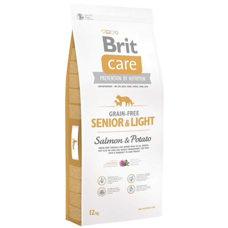 Brit Care Dog Grain-free Senior Salmon+Potato  3kg