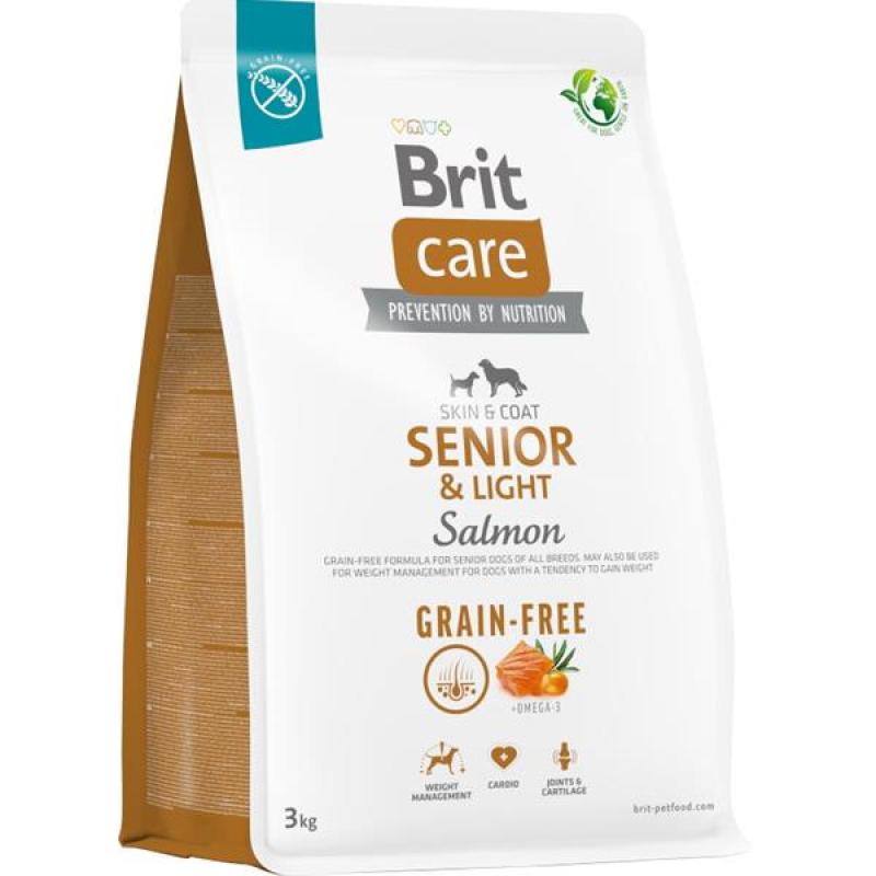 Brit Care Dog Grain-free Senior Salmon+Potato3kg