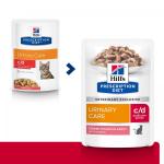 Hill's PD Feline C/D kapsa Salmon Urinary Stress 12x85g