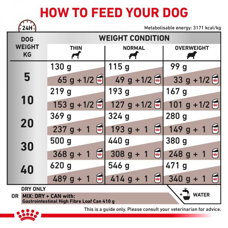 RC VHN DOG Gastrointestinal High Fibre 14KG