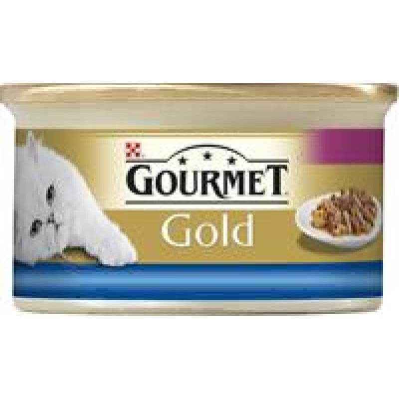 Gourmet Gold moř.ryby, gril.a duš.kousky ve špenát.omáčce 85g