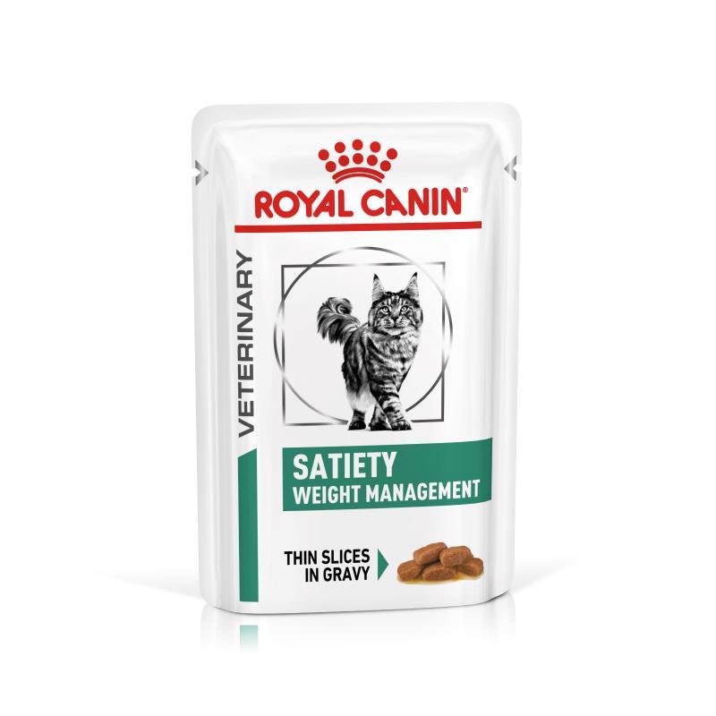 RC VHN Cat Satiety Weight Management Pouch kaps. 12x85g