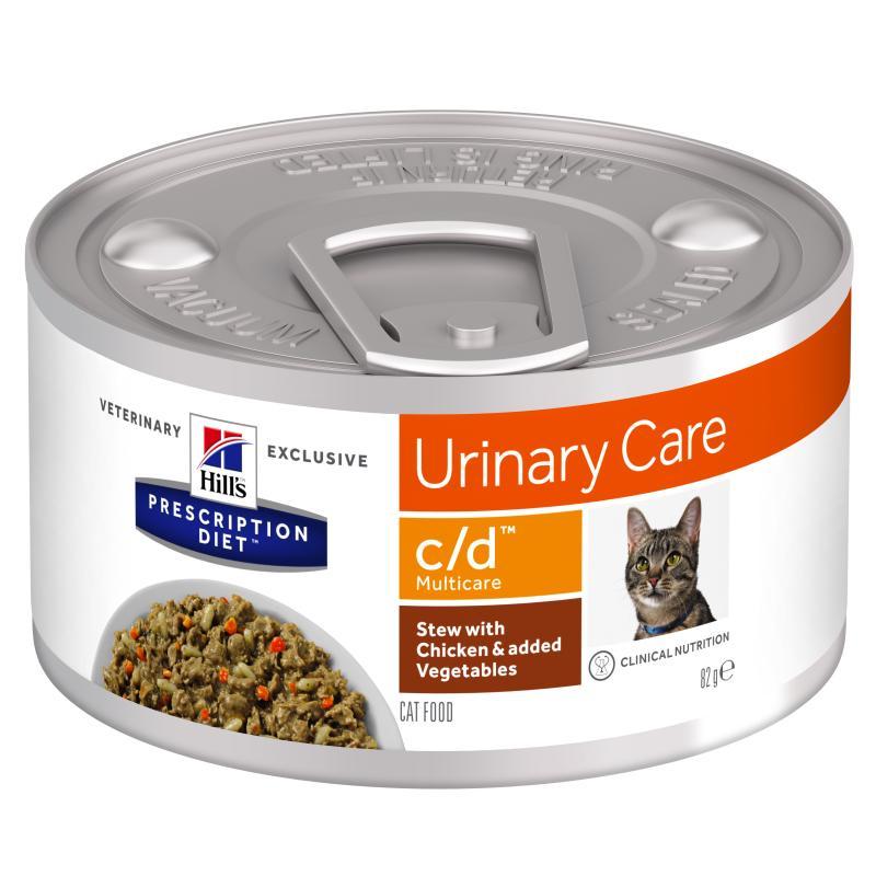 Hill's PD Feline C/D multicare Stew konz.Chicken+Vegetable 82g