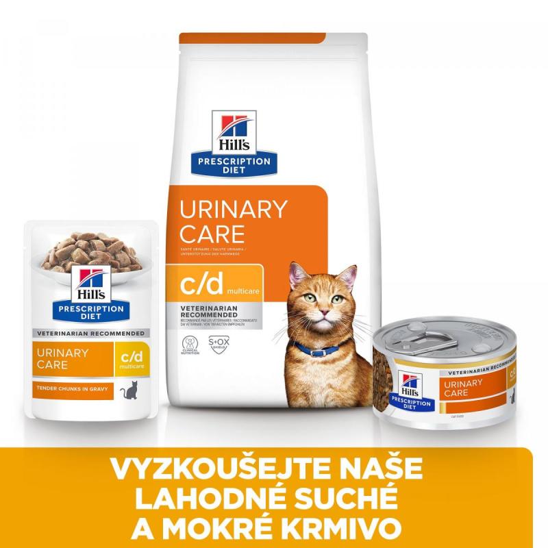 Hill's PD Feline C/D multicare Stew konz.Chicken+Vegetable 82g