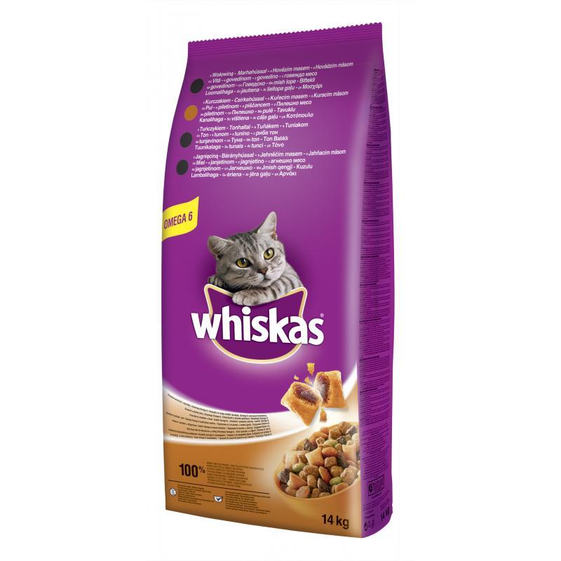 WHISKAS gr. s kuřecím 14kg