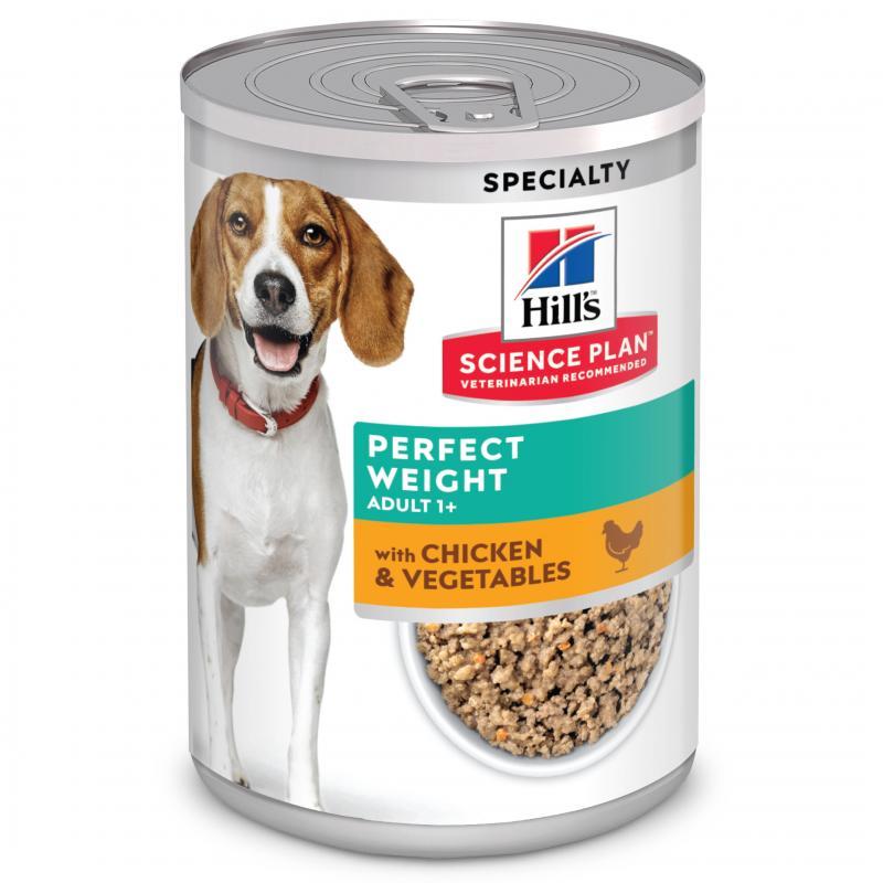 Hill's SP Canine konz. Adult Perfect Weight Chicken+vegetable konz.363g
