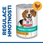 Hill's SP Canine konz. Adult Perfect Weight Chicken+vegetable konz.363g