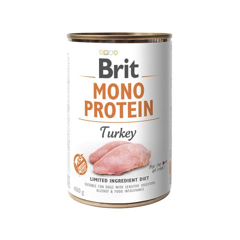 BRIT Care Dog konz. Mono Protein Turkey 400g