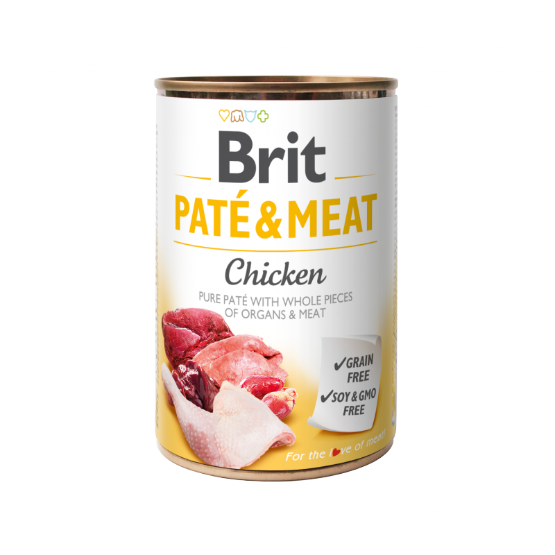 BRIT Care Dog konz. Paté & Meat Chicken 400g