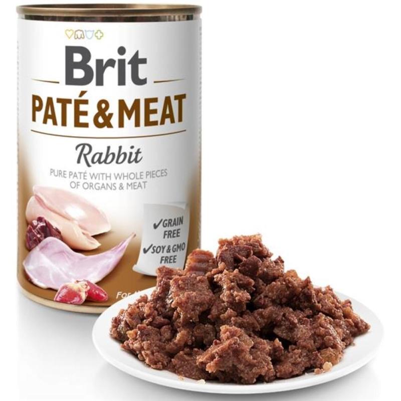 BRIT Care Dog konz. Paté &amp; Meat Rabbit 400g