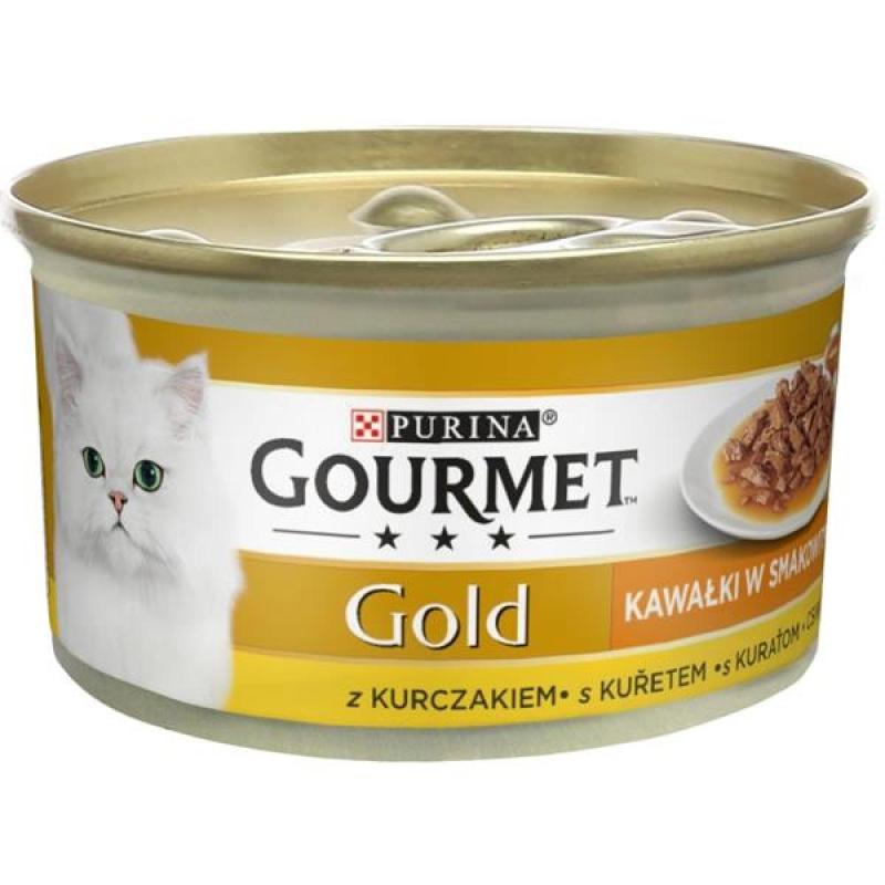 Gourmet Gold Sauce Delight s kuřetem v omáčce 85g