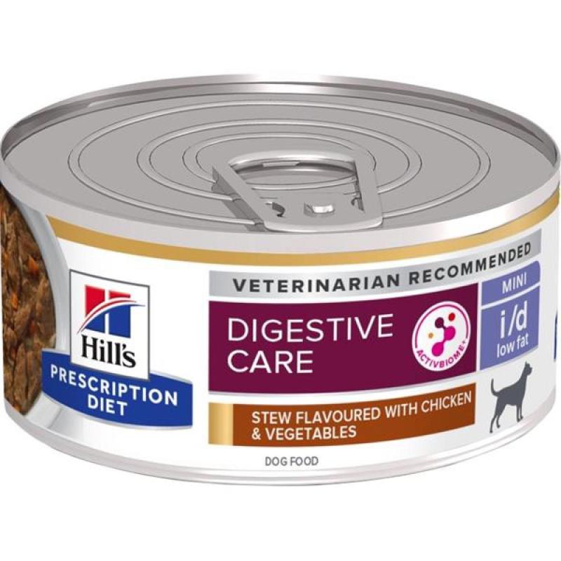 Hill's PD Canine i/d Stew Low Fat kuře & zelenina - mini konz.156g