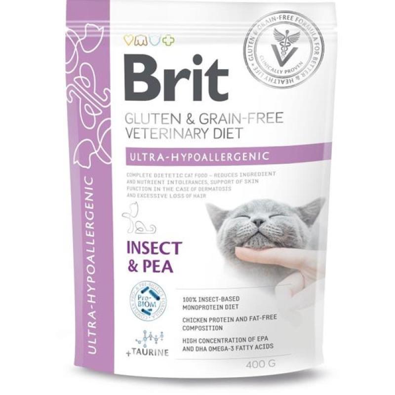 Brit VD Cat Ultra-Hypoallergenic Insect 400g