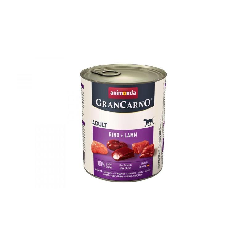 GranCarno dog konz.hov+jehně 800g
