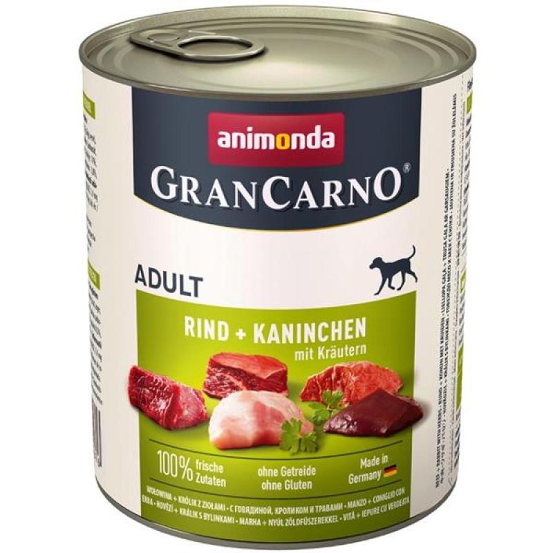 GranCarno dog konz.králík+bylinky 800g