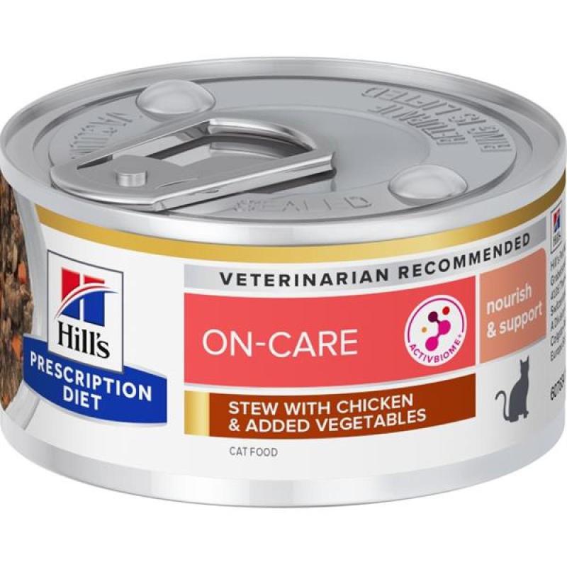 Hill's PD Feline ON-care Chicken & Vegetables Stew konzerva 82 g