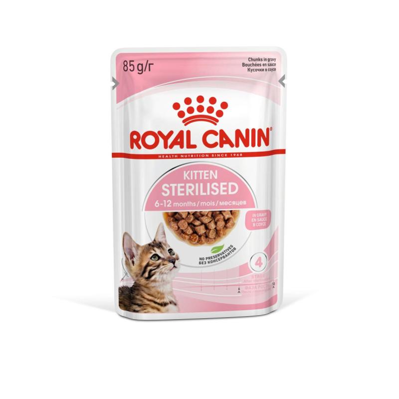 RC FHN KITTEN STERILIZED GRAVY kapsičky 85g