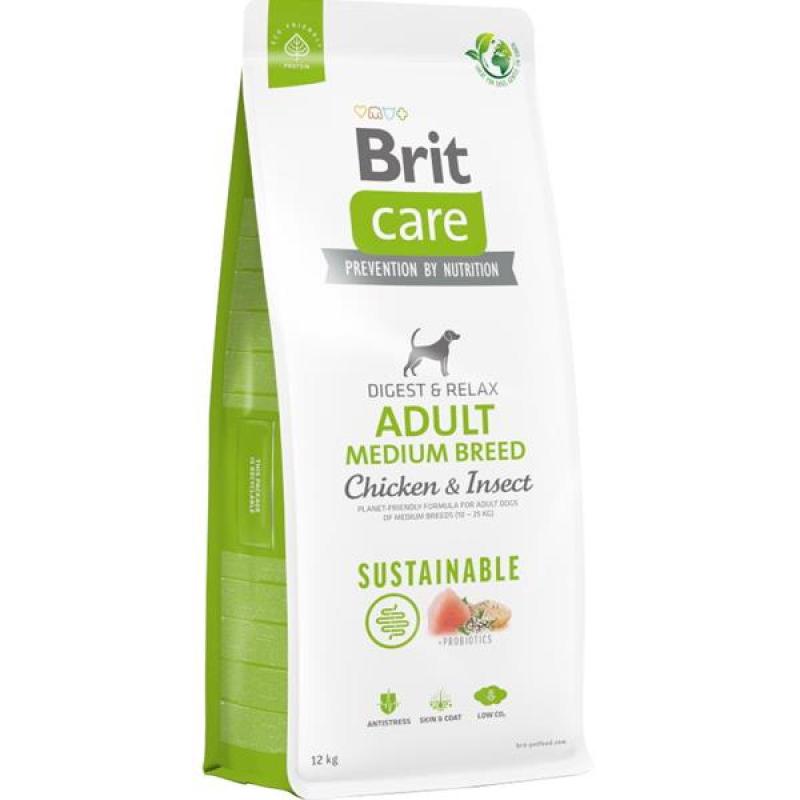 Brit Care Dog Sustainable Adult Medium Breed 12kg