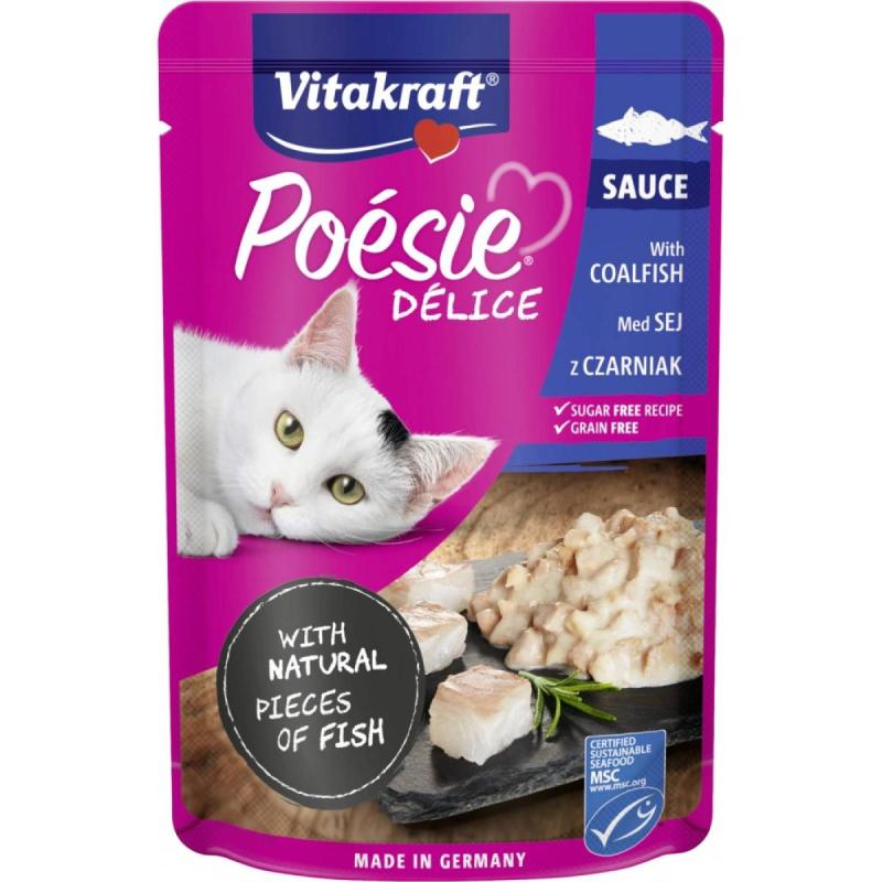 Poésie cat kapsa DéliSauce treska 85g