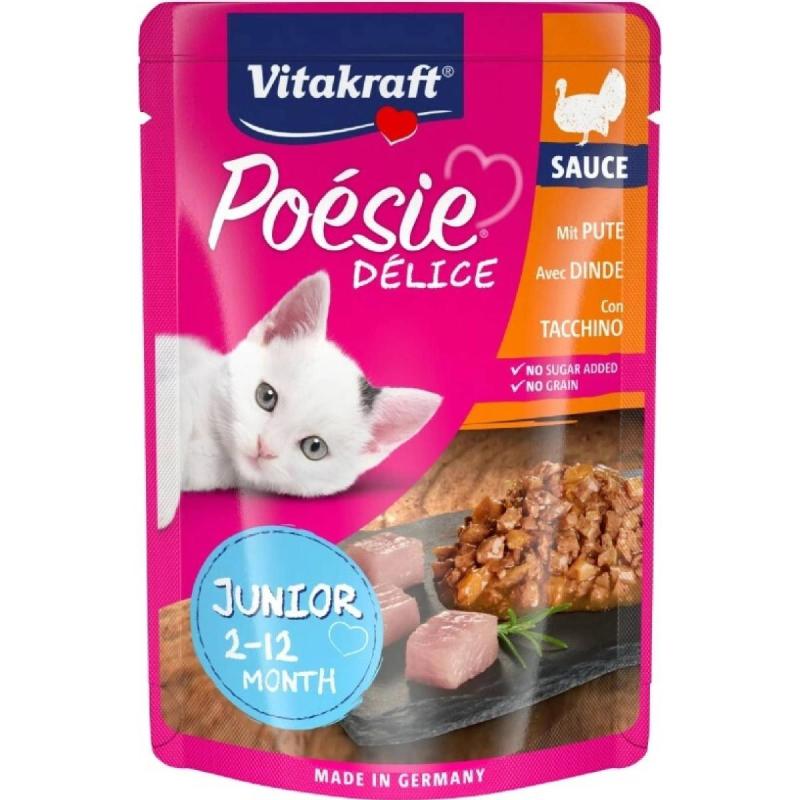 Poésie cat kapsa DéliSauce Junior krůtí 85g