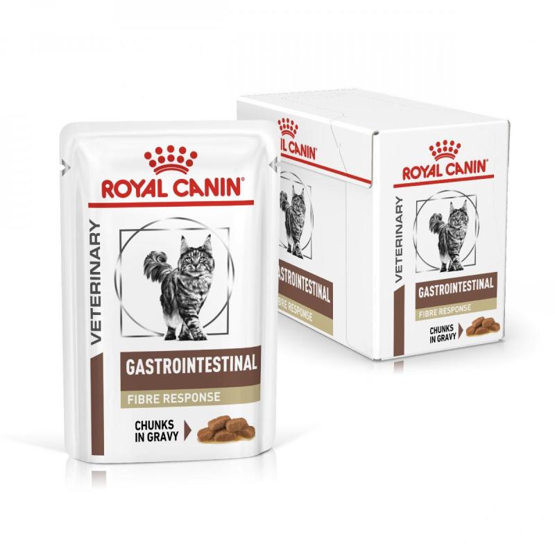 výprodej e-shop RC VHN CAT Gastro Intestinal Fibre Response Gravy kapsičky 12x85g pošk.obl