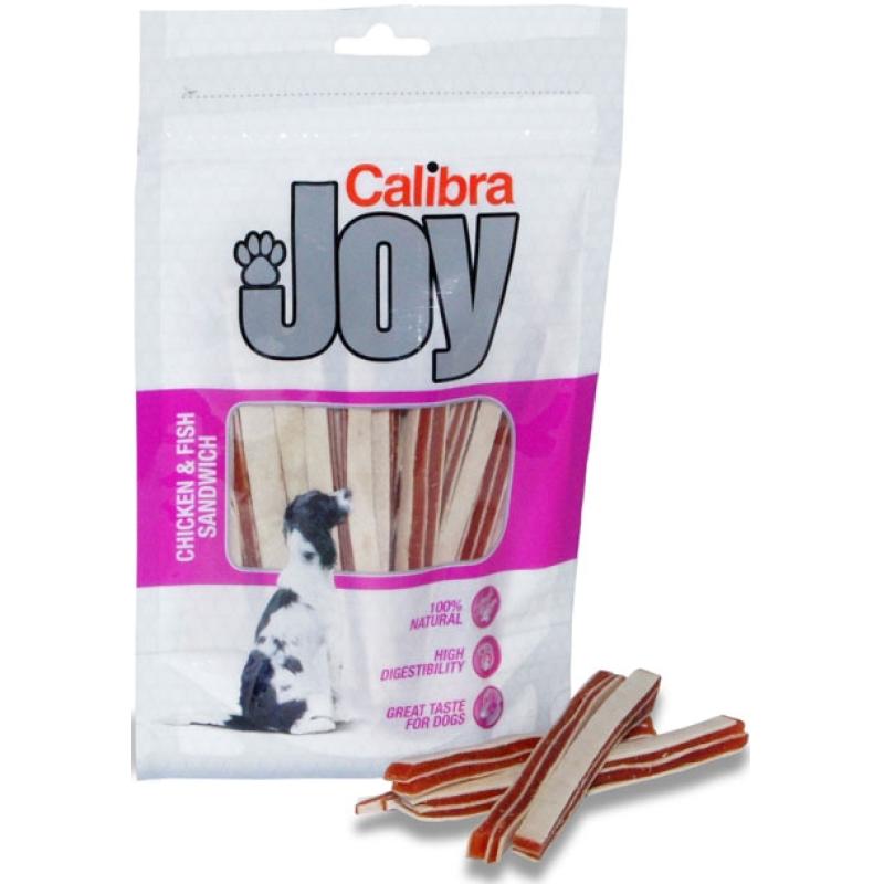 Calibra dog pochoutky Joy Chicken+Fish Sandwich 80g