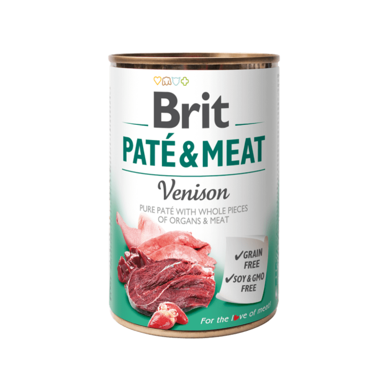 BRIT Care Dog konz. Paté &amp;amp; Meat Venison 400g