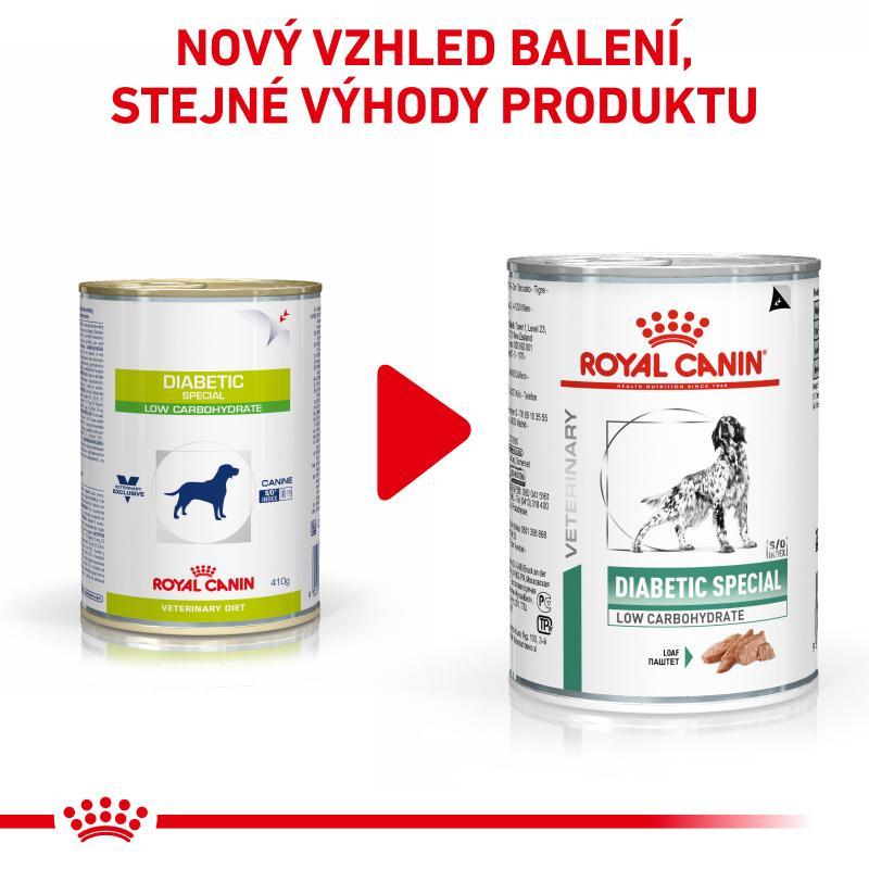 RC VHN Dog Diabetic Special Low Starch konz.410g
