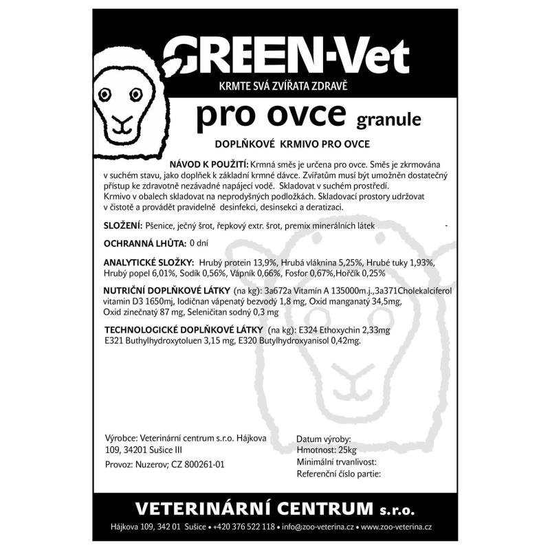 GREEN-Vet pro ovce gr.