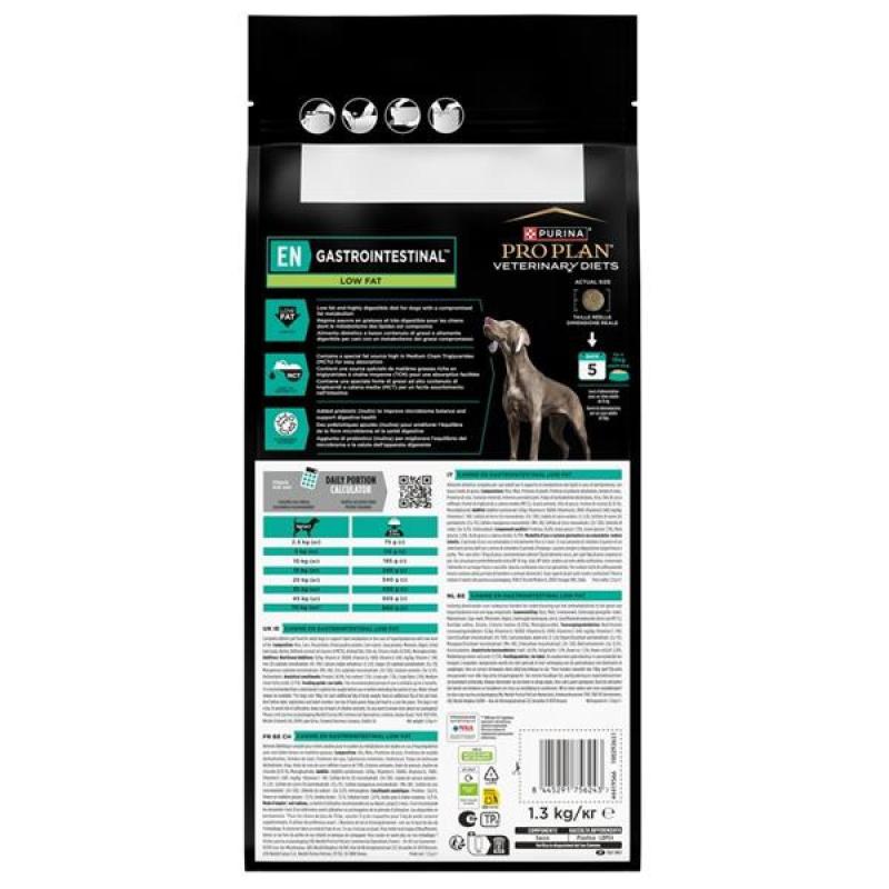 Purina PPVD Canine - EN Gastrointestinal Low Fat 1,3 kg
