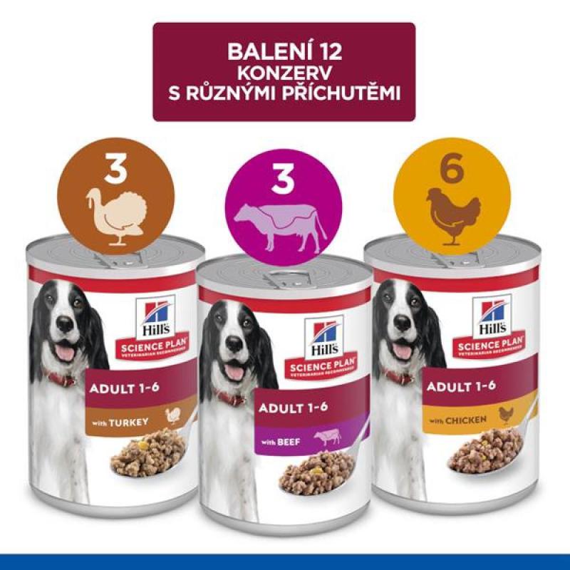 Hill's SP Canine konz. Adult - beef 370g