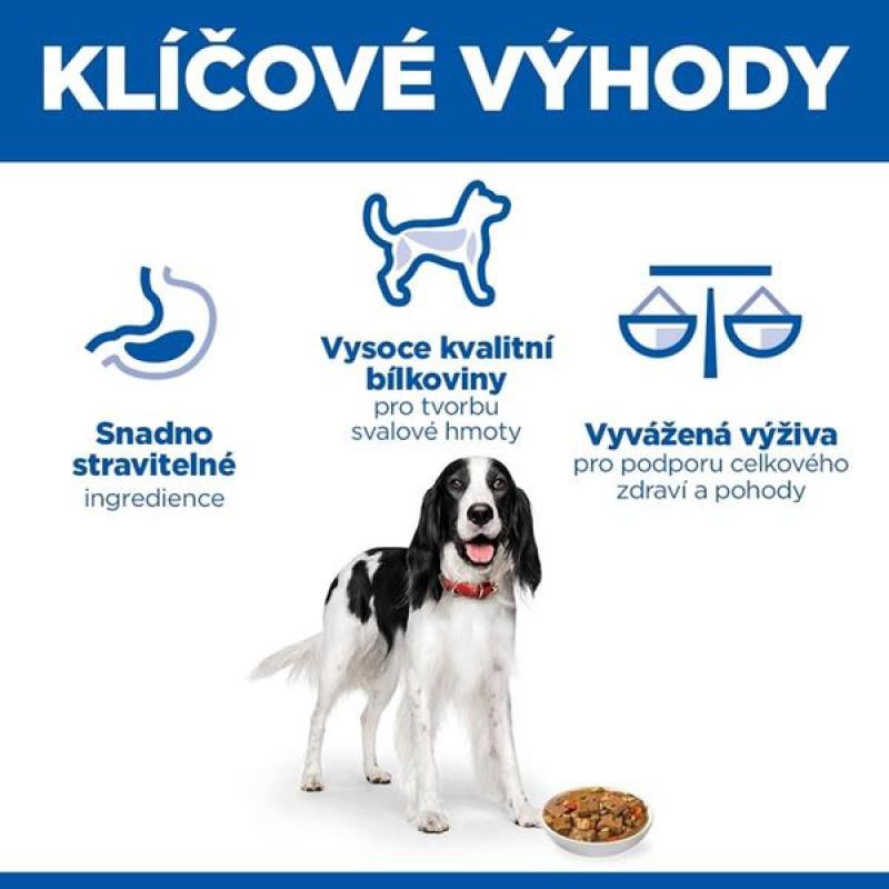 Hill's SP Canine konz. Adult - Chicken+ vegetable 363g