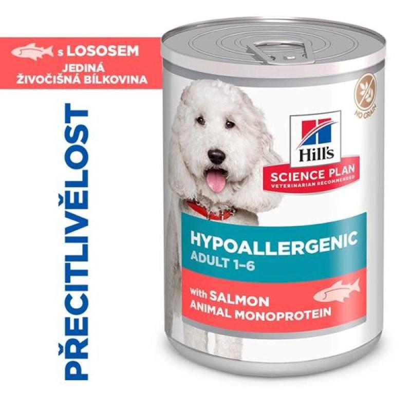 Hill's SP Canine Adult Hypoallergenic Medium Salmon konz.363g