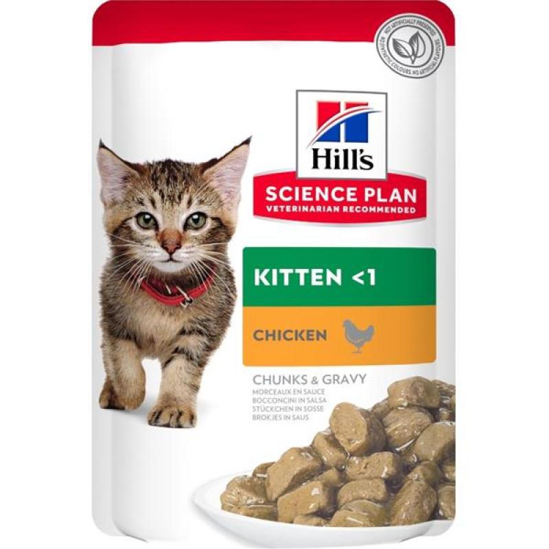 Hill's SP Feline Kitten kaps.Chicken 12 x 85 g