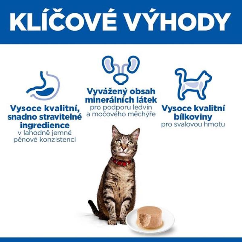 Hill's SP Feline Adult Mousse pěna kuře 85 g