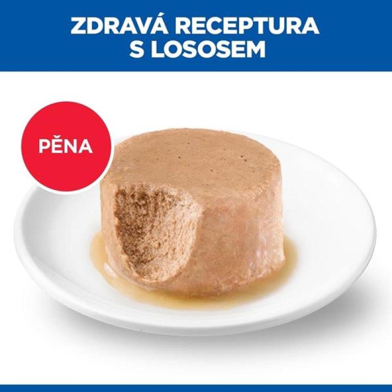 Hill's SP Feline Adult Mousse pěna losos 85 g