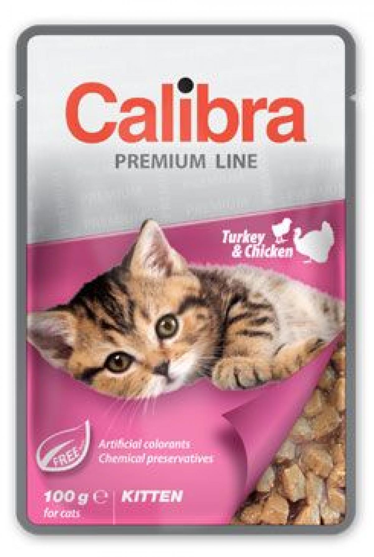 Calibra cat kapsa Kitten krůta+kuře v omáčce 100g