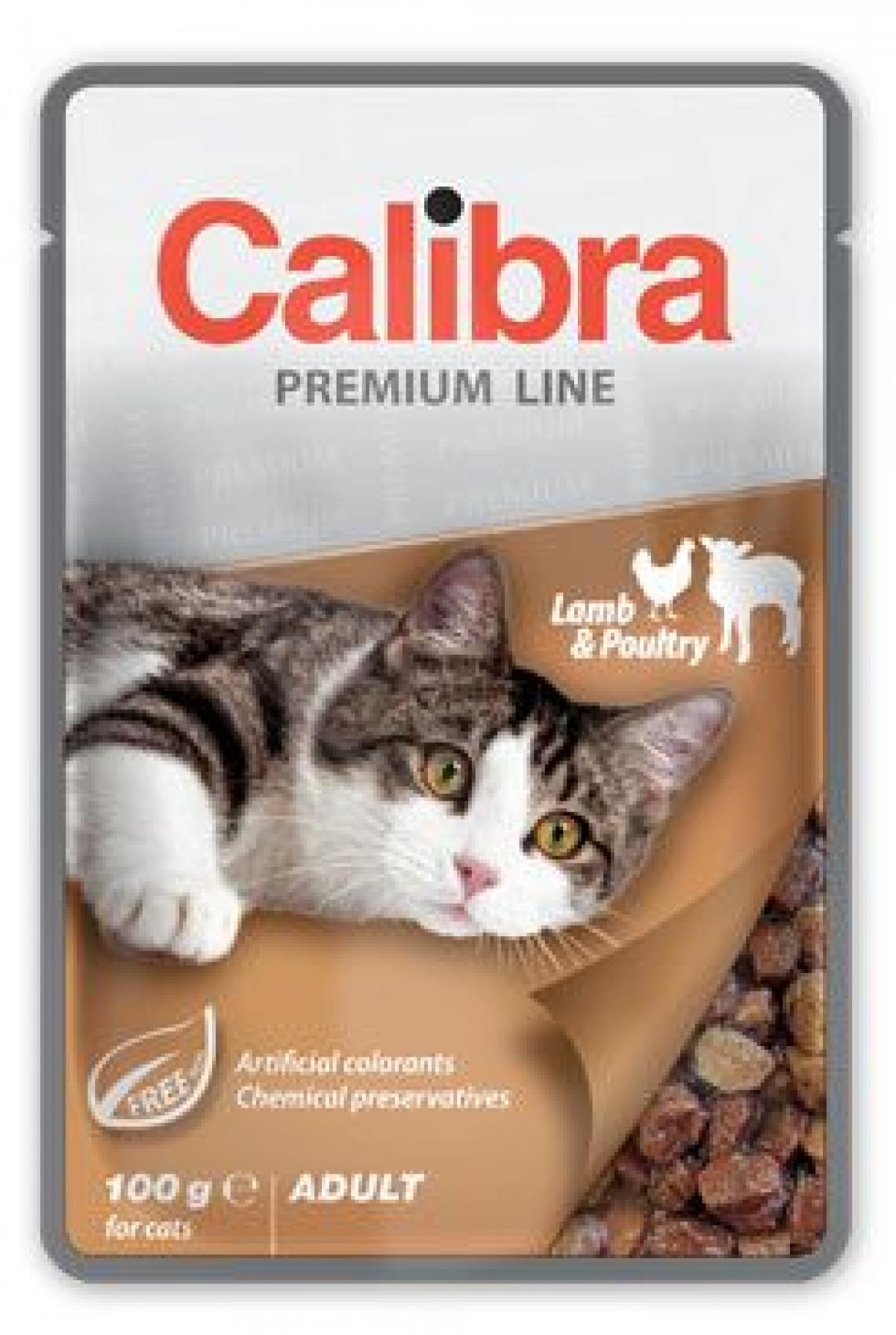 Calibra cat kapsa jehně+drůb.v omáčce 100g