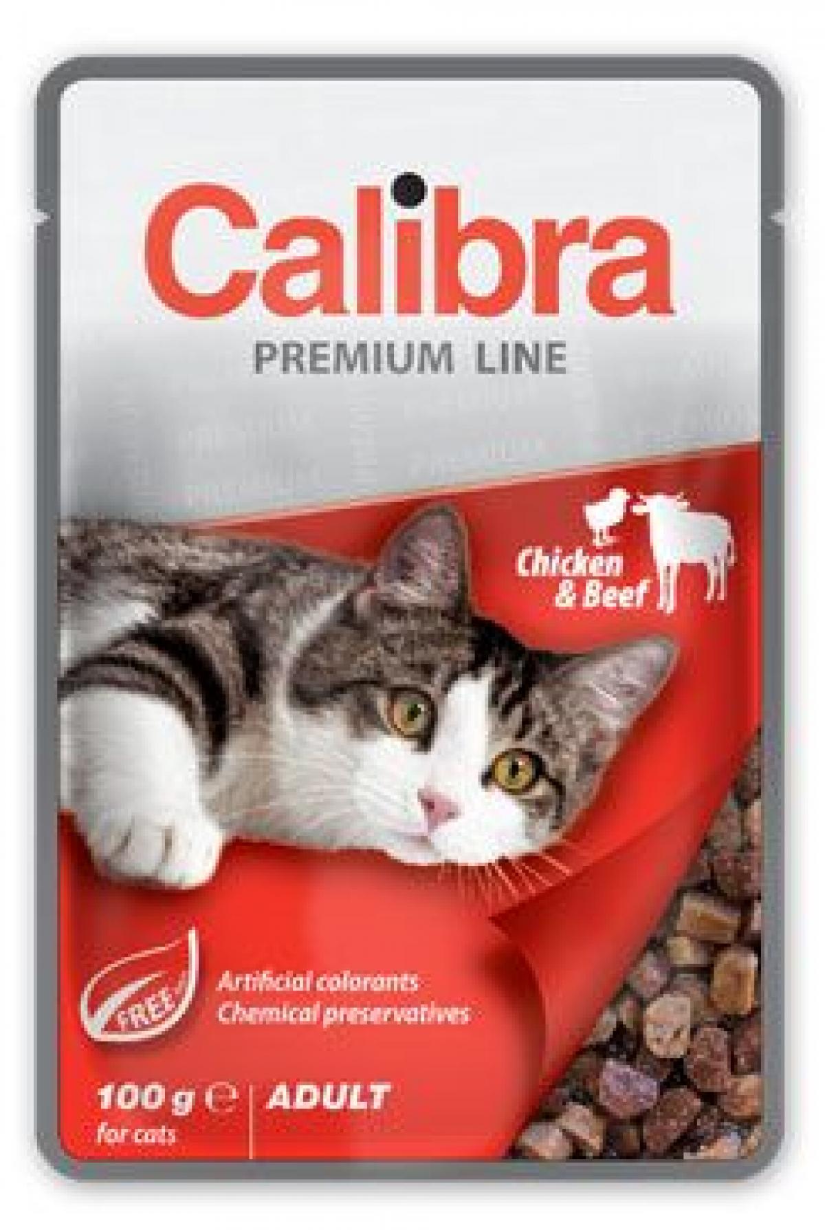 Calibra cat kapsa kuře+hov.v omáčce 100g