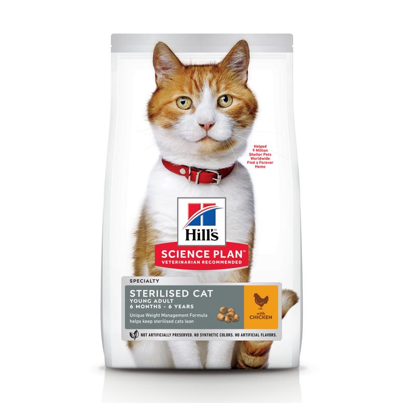 Hill's SP Feline Adult Young Sterilised 10 kg new 604180