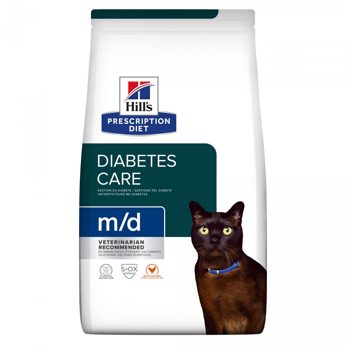 Hill's PD Feline M/D Dry 1,5kg