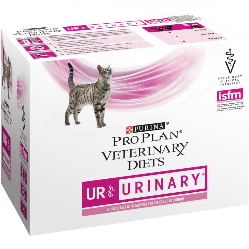 Purina PPVD Feline - UR St/Ox Urinary Salmon kapsicka 10x85g