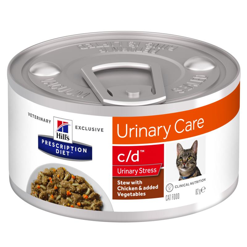Hill's PD Feline C/D Urinary stress Stew konz.Chicken+Vegetable 82g