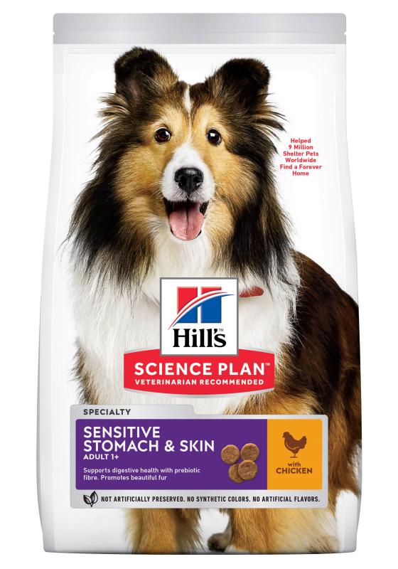 Hill's SP Canine Adult Sensitive Stomach+Skin 14 kg New 604385