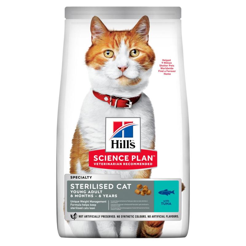Hill's SP Feline Adult Sterilised Tuna 10 kg new 604181
