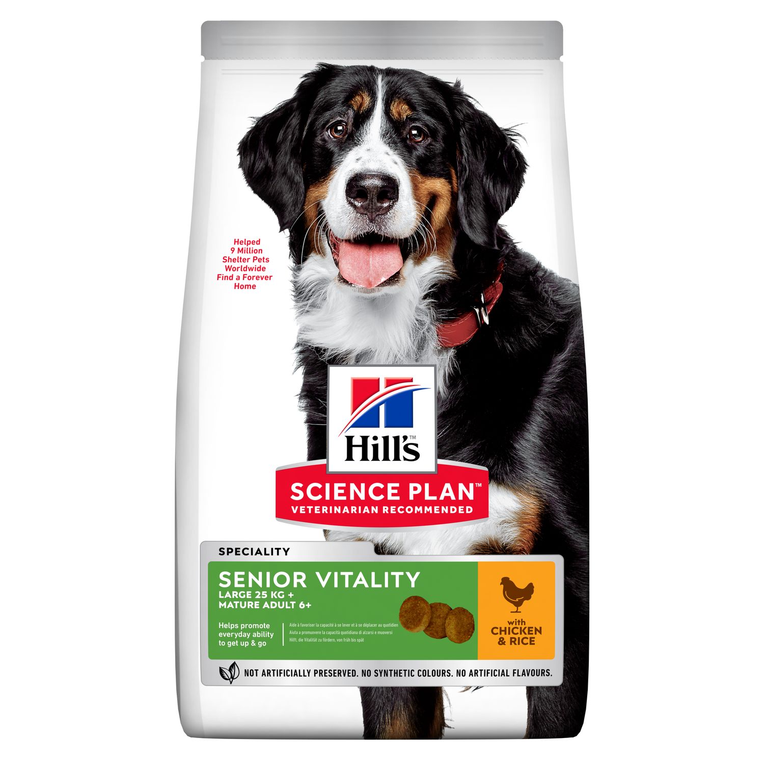 Hill's SP Canine Mature 6+ Senior Vitality Large 14kg New 604369