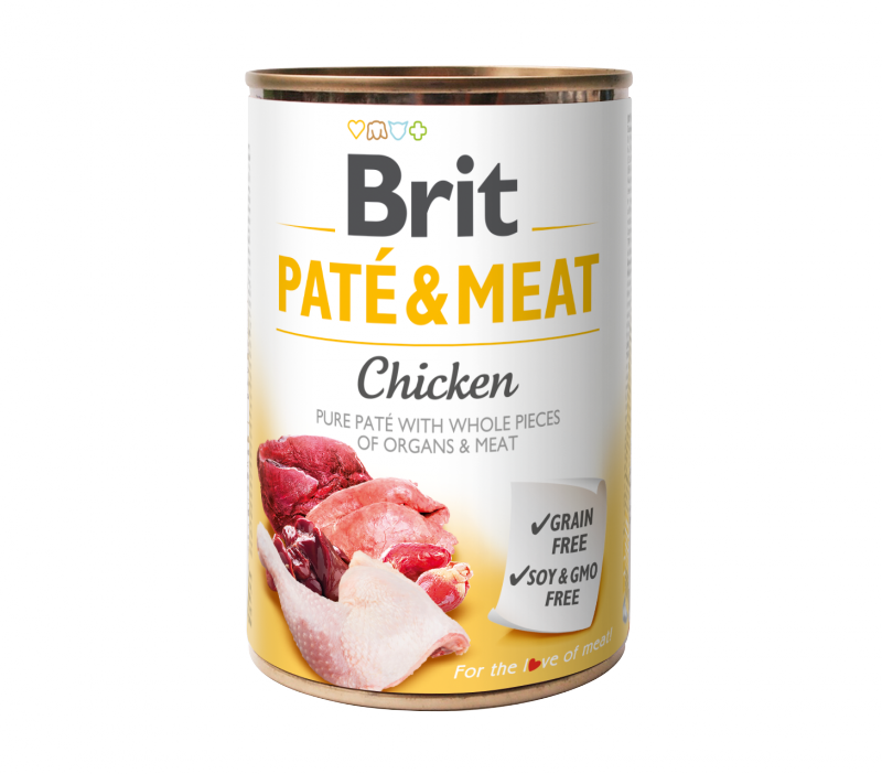 BRIT Care Dog konz. Paté & Meat Chicken 400g