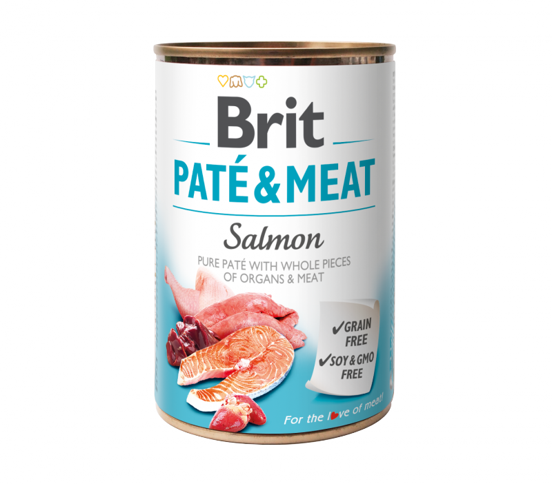 BRIT Care Dog konz. Paté & Meat Salmon 400g