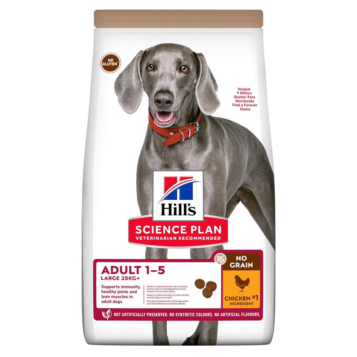 Hill's SP Canine Adult Large Breed No Grain Chicken 14 kg 605378